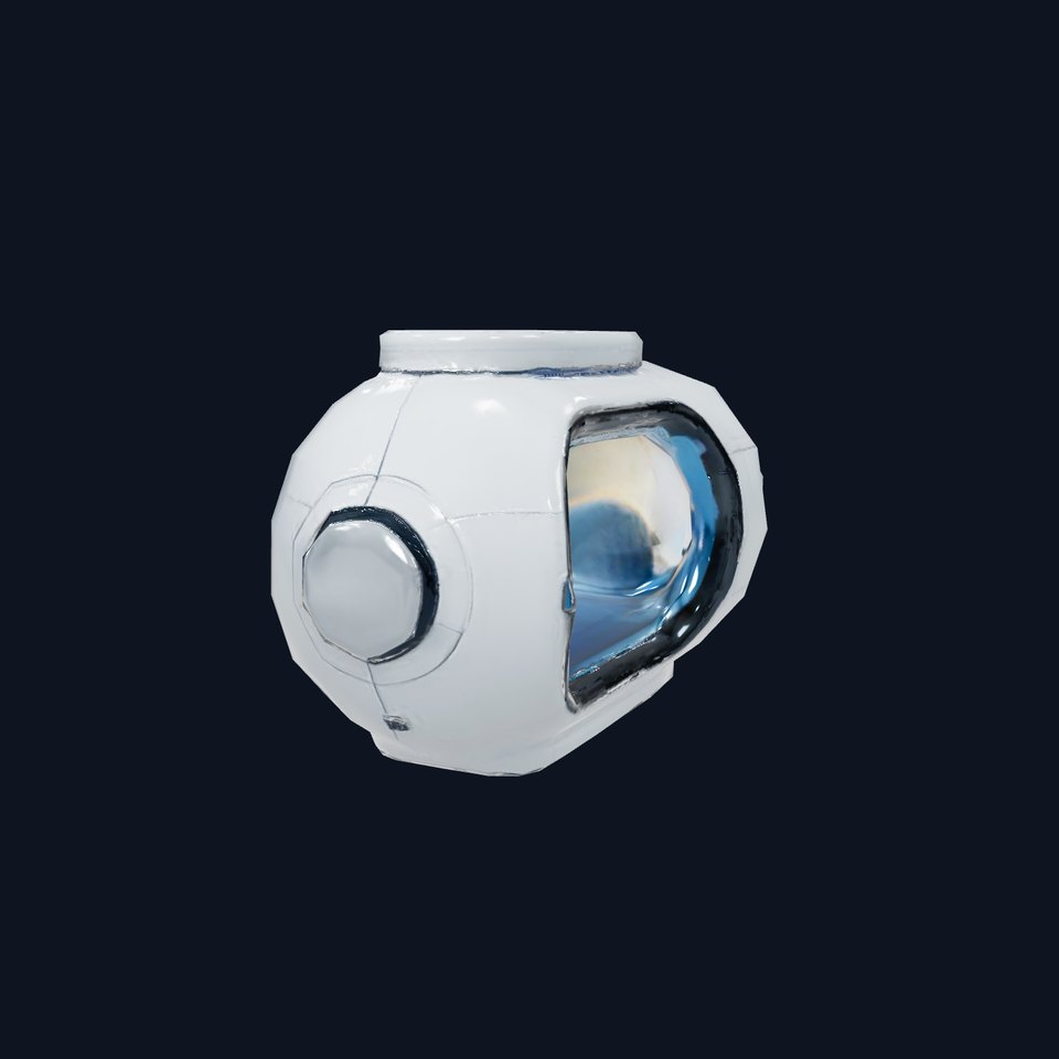 Futuristic Hologram Display Device Model Pack